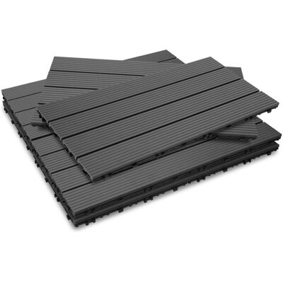 WOLKETON Piastrelle Per Patio Da 24 Pezzi, Pavimentazione Per Esterni, Pavimentazione In Composito, Balcone E Giardino Da 30x60 Cm WOLKETON Piastrelle Per Patio Da 24 Pezzi, Pavimentazione Per Esterni, Pavimentazione In Composito, Balcone E Giardino Da 30x60 Cm