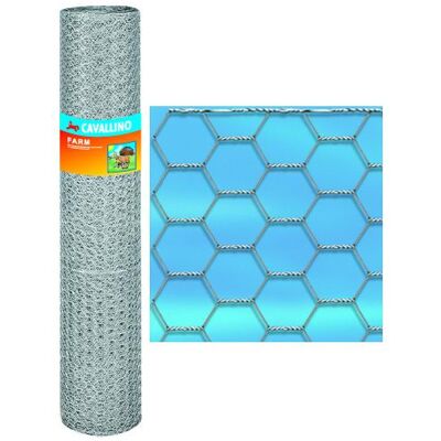 Vigor -blinky Rete Cavallino Farm Tripla Esagonale 10mt 50-5-50 Vigor -blinky Rete Cavallino Farm Tripla Esagonale 10mt 50-5-50