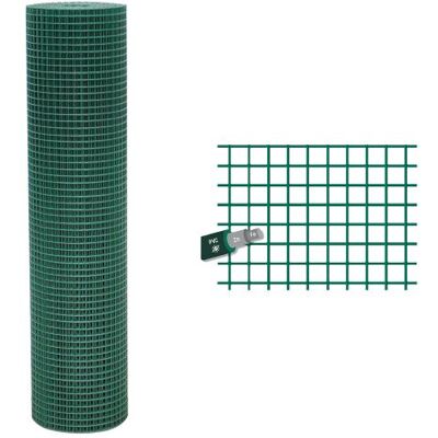SIDEX Rete Elettrosaldata Plastificata 6 X 6 Filo Ø Mm. 1,0 - H. Cm 100 X Mt. 25 SIDEX Rete Elettrosaldata Plastificata 6 X 6 Filo Ø Mm. 1,0 - H. Cm 100 X Mt. 25