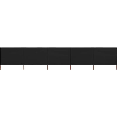 vidaXL Paravento 600x120cm Nero - Paravento vidaXL Paravento 600x120cm Nero - Paravento