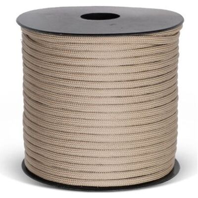 ABYSSE Corda Per Tenda In Poliestere Beige A 9 Fili, Lunga 50 M, Ideale Per Teli Da Campeggio, Antivento E Di Emergenza. ABYSSE Corda Per Tenda In Poliestere Beige A 9 Fili, Lunga 50 M, Ideale Per Teli Da Campeggio, Antivento E Di Emergenza.