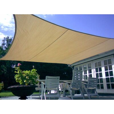 PAPILLON - Vela Ombreggiante Quadrata 5x5 Mt Ecrù - Giardino Telo Copertura Tenda PAPILLON - Vela Ombreggiante Quadrata 5x5 Mt Ecrù - Giardino Telo Copertura Tenda