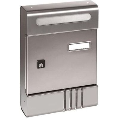 ALUBOX 47254 Serie Se Cassetta Postale In Alluminio Montaggio A Parete 29x20,4x7 Cm Colore Argento ALUBOX 47254 Serie Se Cassetta Postale In Alluminio Montaggio A Parete 29x20,4x7 Cm Colore Argento