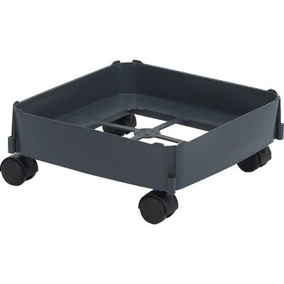 Eko Graf Carrello Per Contenitore Multiuso 90 Litri Grigio Scuro Ruote Dure - Per Pavimenti Morbidi Eko Graf Carrello Per Contenitore Multiuso 90 Litri Grigio Scuro Ruote Dure - Per Pavimenti Morbidi