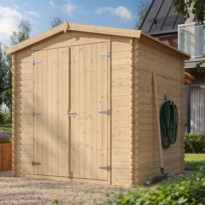 TIMBELA M343c1 Casetta Da Giardino In Legno 3,53 M², Capanno Da Giardino Per Esterno Con Pareti Da 19 Mm, Casetta In Legno Per Attrezzi E Biciclette, Porte A Due Battenti, Senza Pavimento TIMBELA M343c1 Casetta Da Giardino In Legno 3,53 M², Capanno Da Giardino Per Esterno Con Pareti Da 19 Mm, Casetta In Legno Per Attrezzi E Biciclette, Porte A Due Battenti, Senza Pavimento