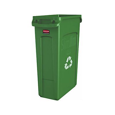 RUBBERMAID - Cestino Slim Jim® Capacità 87 L Con Canali Di RUBBERMAID - Cestino Slim Jim® Capacità 87 L Con Canali Di