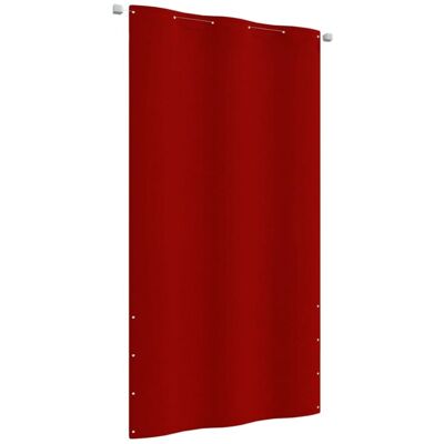 VIDAXL Paravento Per Balcone Rosso 120x240 Cm In Tessuto Oxford - VIDAXL Paravento Per Balcone Rosso 120x240 Cm In Tessuto Oxford -