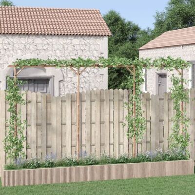 Pergola in bambù vidaXL Accesso al patio Support per piante Pergola in bambù vidaXL Accesso al patio Support per piante