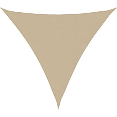 vidaXL Vela parasole 4x4x4 m Beige Protezione UV vidaXL Vela parasole 4x4x4 m Beige Protezione UV