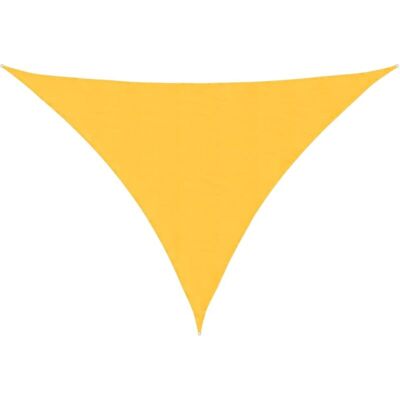 vidaXL Tenda Parasole Triangolare Gialla 5x7x7 m - Protezione UV e Resistente all'acqua vidaXL Tenda Parasole Triangolare Gialla 5x7x7 m - Protezione UV e Resistente all'acqua