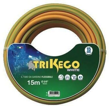 FITT Tubo magliato trikeco white 4 strati giardino tubi irrigazione giardinaggio tubi trikeco white: 5/8" - rt 25 mt