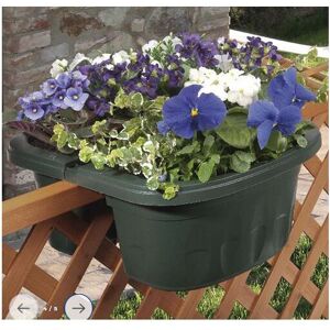 Bama Fioriera Balconetta Doppia Klunia Da Balcone Con Agganci Regolabili Cm. 40x19 Bama Fioriera Balconetta Doppia Klunia Da Balcone Con Agganci Regolabili Cm. 40x19