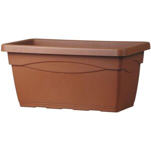 TERAPLAST Cassettone Basic Da Giardino Vaso Per Piante E Fiori -antracite / 100 Cm TERAPLAST Cassettone Basic Da Giardino Vaso Per Piante E Fiori -antracite / 100 Cm