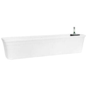 PFLANZEN KÖLLE Florus Fioriera Mediterran Con Sistema Di Irrigazione Watersystem 80cm Bianco PFLANZEN KÖLLE Florus Fioriera Mediterran Con Sistema Di Irrigazione Watersystem 80cm Bianco
