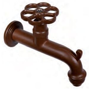 BEL-FER Rubinetto Colorato Marrone 1/2 Giardino Fontana BEL-FER Rubinetto Colorato Marrone 1/2 Giardino Fontana