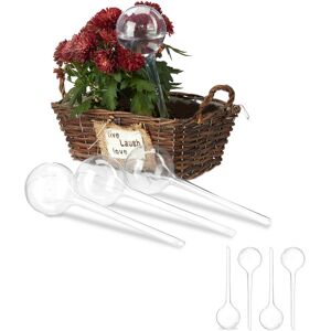 RELAXDAYS Set 8x Sfere Per Irrigazione, Dosatori D'Acqua Per Piante Da Vaso, Ornamentali, Durata 2 Settimane, In Plastica, Trasparente RELAXDAYS Set 8x Sfere Per Irrigazione, Dosatori D'Acqua Per Piante Da Vaso, Ornamentali, Durata 2 Settimane, In Plastica, Trasparente
