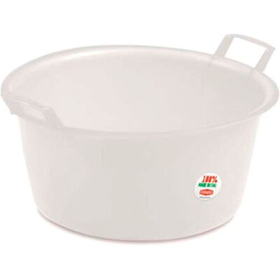 Stefanplast Bacinella Rotonda Ø 30 Cm - 7 Lt Neutro Stefanplast Bacinella Rotonda Ø 30 Cm - 7 Lt Neutro