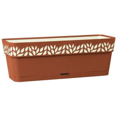 Stefanplast Balconetta Cloe Con Riserva D'Acqua Cm. 50x18x17 H Col.verdone Stefanplast Balconetta Cloe Con Riserva D'Acqua Cm. 50x18x17 H Col.verdone