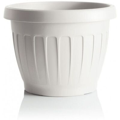 Bama Vaso Tondo Ø 25 X H.18,5 Lt. 5,7 - Bianco Bama Vaso Tondo Ø 25 X H.18,5 Lt. 5,7 - Bianco