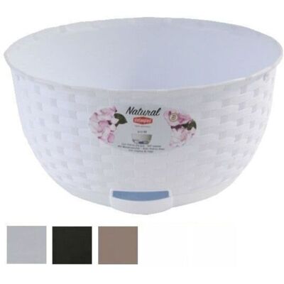 Stefanplast - Ciotola natural 30 tortora - tortora - Planter bowl Stefanplast - Ciotola natural 30 tortora - tortora - Planter bowl