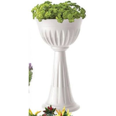 Bama Colonna Alba Arredo Giardino Resina Colore Bianco D43x74,5 Bama Colonna Alba Arredo Giardino Resina Colore Bianco D43x74,5