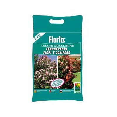 Concime Flortis per Siepi e Piante Sempreverdi - 5kg Concime Flortis per Siepi e Piante Sempreverdi - 5kg