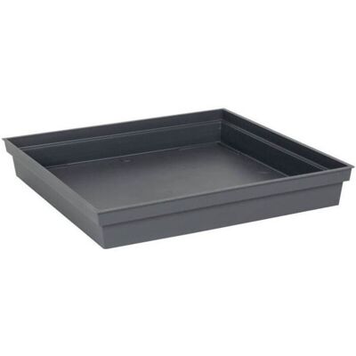EDA - Sottovaso Quadrato Toscano - 40 Cm - Grigio Antracite EDA - Sottovaso Quadrato Toscano - 40 Cm - Grigio Antracite