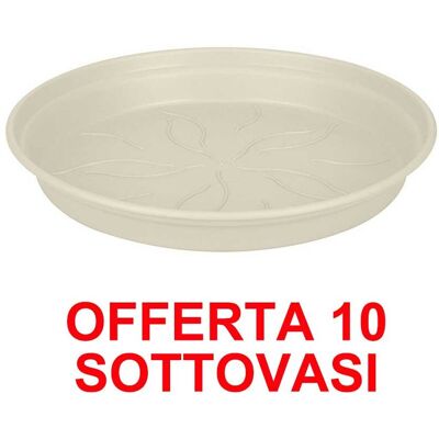 ALTRO Elho - Offerta 10 Sottovaso Green Basics Saucer 34cm Bianco ALTRO Elho - Offerta 10 Sottovaso Green Basics Saucer 34cm Bianco