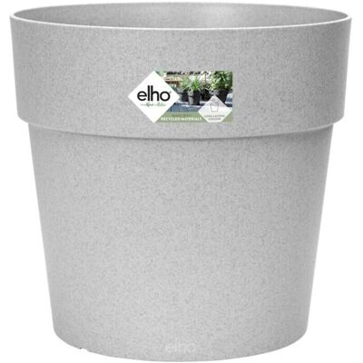 Elho Vibia Straight Round 30 - Vaso Per Esterno - Ø 29.3 X H 28.0 Cm - Grigio/living Concrete - Elho Vibia Straight Round 30 - Vaso Per Esterno - Ø 29.3 X H 28.0 Cm - Grigio/living Concrete -