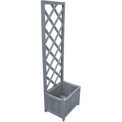 VivaXL Graticcio con fioriera - Decorazione giardino VivaXL Graticcio con fioriera - Decorazione giardino