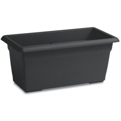 Vaso da fiori Stefanplast Mediterráneo Antracite in Plastica 100 cm Vaso da fiori Stefanplast Mediterráneo Antracite in Plastica 100 cm