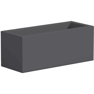 IDRALITE Fioriera Rettangolare In Resina 40x100 Mod. Matera Grigio IDRALITE Fioriera Rettangolare In Resina 40x100 Mod. Matera Grigio