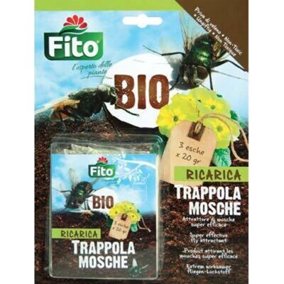 FITO Ricarica Trappole Mosche 3 Esche FITO Ricarica Trappole Mosche 3 Esche