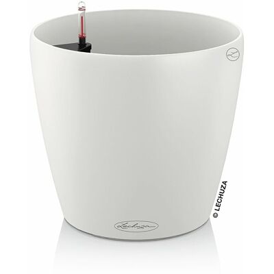 LECHUZA - Classico, Vaso Rotondo Con Sistema Di Auto-irrigazione, Colore: Bianco, Misura: 21 LECHUZA - Classico, Vaso Rotondo Con Sistema Di Auto-irrigazione, Colore: Bianco, Misura: 21