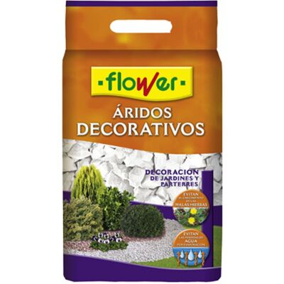 FLOWER Stile Floreale Marmolina Blanca 9/12 Per Decorare Vasi, Stecche, Giardini, Ecc. - 8 L FLOWER Stile Floreale Marmolina Blanca 9/12 Per Decorare Vasi, Stecche, Giardini, Ecc. - 8 L