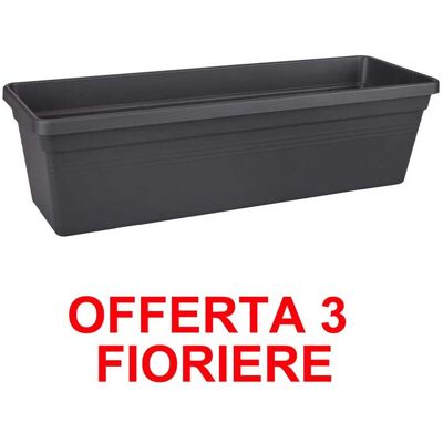 ALTRO Elho - Offerta 3 Fioriera Green Basics Trough 40cm Living Black ALTRO Elho - Offerta 3 Fioriera Green Basics Trough 40cm Living Black