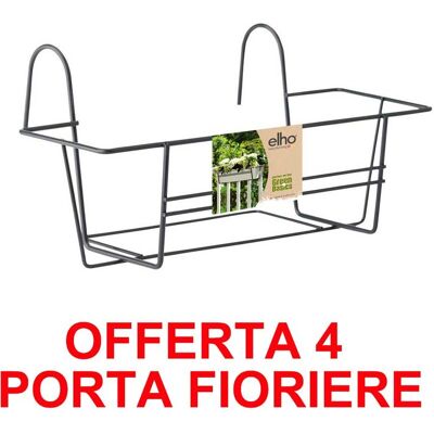 ALTRO Offerta 4 Porta Fioriera Green Basics Balcony Rack 80cm Antracite ALTRO Offerta 4 Porta Fioriera Green Basics Balcony Rack 80cm Antracite