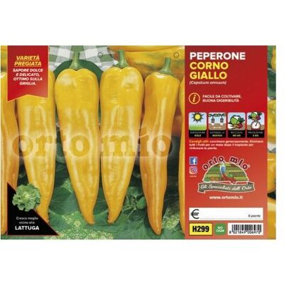 Mitac Peperone Corno Di Toro Giallo Astor Mitac Peperone Corno Di Toro Giallo Astor