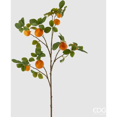 EDG Enzo De Gasperi Ramo Mandarino Rex Con Frutti Pianta Artificiale H 110 Cm Arancione EDG Enzo De Gasperi Ramo Mandarino Rex Con Frutti Pianta Artificiale H 110 Cm Arancione