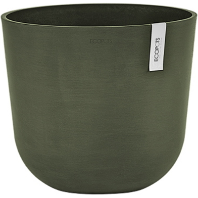 ALTRO Vaso Rotondo Oslo D25 H21.8 Cm Verde Kaki Ecopots ALTRO Vaso Rotondo Oslo D25 H21.8 Cm Verde Kaki Ecopots