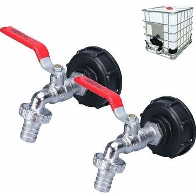 ABYSSE 2 Adattatori Per Serbatoi Ibc Con Connessione Filettata Da 1/2 Pollice, Rubinetto Per Serbatoio Da 1000 Litri, Rubinetto Per Raccolta Acqua Piovana, Rubinetto Di Uscita, Connessione Valvola, Connessio ABYSSE 2 Adattatori Per Serbatoi Ibc Con Connessione Filettata Da 1/2 Pollice, Rubinetto Per Serbatoio Da 1000 Litri, Rubinetto Per Raccolta Acqua Piovana, Rubinetto Di Uscita, Connessione Valvola, Connessio