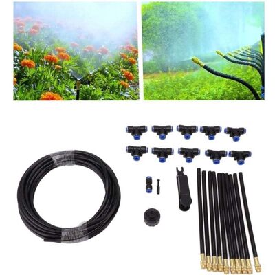 OEM Kit Di Irrigazione Multifunzione Da 10 M – Tubo Da 8 Mm Con 10 Ugelli Regolabili Per Giardino E Orto OEM Kit Di Irrigazione Multifunzione Da 10 M – Tubo Da 8 Mm Con 10 Ugelli Regolabili Per Giardino E Orto