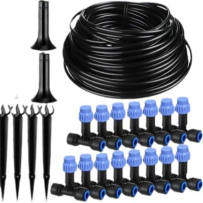 OEM Kit Di Irrigazione A Goccia Per Serra Da 59 Piedi, Irrigazione Per Piante Sospese, Sistema Di Irrigazione Da Giardino Per Ugelli Spray, Sistema Di Irrigazione Automatico Con Design A Connettore Rapido OEM Kit Di Irrigazione A Goccia Per Serra Da 59 Piedi, Irrigazione Per Piante Sospese, Sistema Di Irrigazione Da Giardino Per Ugelli Spray, Sistema Di Irrigazione Automatico Con Design A Connettore Rapido