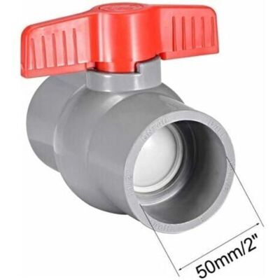 OEM Valvola A Sfera In Pvc Da 50 Mm Per Tubi In Plastica - Confezione Da 2 - Altro OEM Valvola A Sfera In Pvc Da 50 Mm Per Tubi In Plastica - Confezione Da 2 - Altro