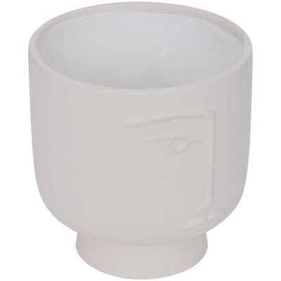 ATMOSPHERA Fioriera Pam Visage 16x16x17cm - Créateur D'Intérieur ATMOSPHERA Fioriera Pam Visage 16x16x17cm - Créateur D'Intérieur