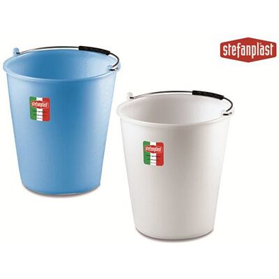 Stefanplast Secchio Senza Becco In Plastica Bianco 12 Litri Stefanplast Secchio Senza Becco In Plastica Bianco 12 Litri