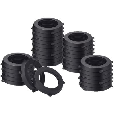 OEM Confezione Da 60 Guarnizioni Per Tubo Da Giardino Con Clip Autobloccanti - Guarnizioni In Gomma Resistenti Per Raccordi Da 3/4 Di Pollice, Design Fisso Per Evitare Scivolamenti E Perdite, Colore Nero. OEM Confezione Da 60 Guarnizioni Per Tubo Da Giardino Con Clip Autobloccanti - Guarnizioni In Gomma Resistenti Per Raccordi Da 3/4 Di Pollice, Design Fisso Per Evitare Scivolamenti E Perdite, Colore Nero.