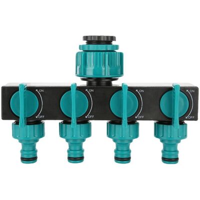 Zone Distributore Per Tubo Da Giardino A 4 Vie Con Valvola On/off Indipendente, Distributore Per Irrigazione Da Giardino, Accessori Per Tubo Da Giardino Zone Distributore Per Tubo Da Giardino A 4 Vie Con Valvola On/off Indipendente, Distributore Per Irrigazione Da Giardino, Accessori Per Tubo Da Giardino