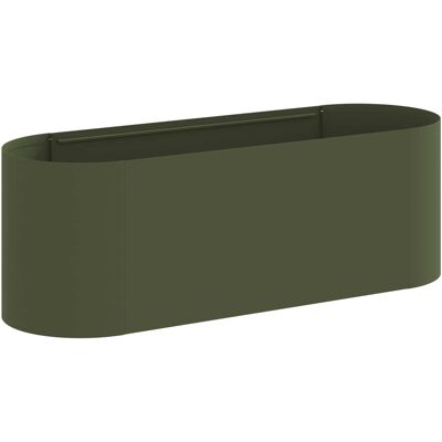 VIDAXL Letto Rialzato Da Giardino Verde Oliva 120 X 40 X 40 Cm VIDAXL Letto Rialzato Da Giardino Verde Oliva 120 X 40 X 40 Cm
