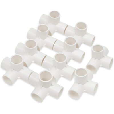OEM T Stereoscopico In Pvc Da 10 Pezzi, Raccordo Per Tubo Dell'acqua Di Alimentazione Da 32 Mm, Bianco OEM T Stereoscopico In Pvc Da 10 Pezzi, Raccordo Per Tubo Dell'acqua Di Alimentazione Da 32 Mm, Bianco